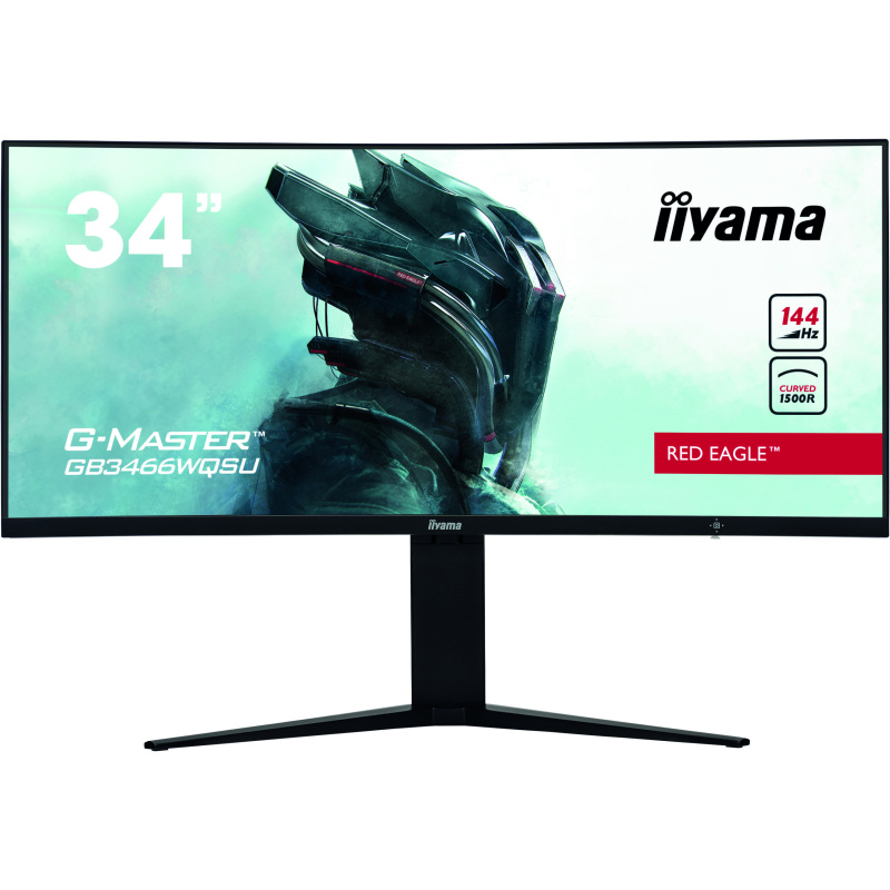 iiyama G-MASTER GB3466WQSU-B1 LED display 86,4 cm (34") 3440 x 1440 pixels UltraWide Quad HD Noir