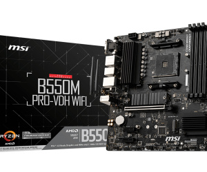 MSI B550M PRO-VDH WIFI carte mère AMD B550 Emplacement AM4 micro ATX