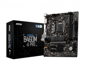 MSI B460M-A PRO carte mère Intel B460 LGA 1200 (Socket H5) micro ATX
