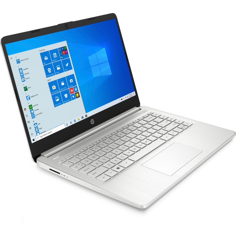 HP 14s-fq0111nf AMD Ryzen™ 3 4300U Ordinateur portable 35,6 cm (14") Full HD 8 Go DDR4-SDRAM 256 Go SSD Wi-Fi 5 (802.11ac) Windows 10 Home in S mode Argent
