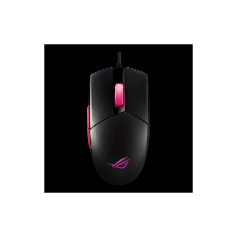 ASUS ROG Strix Impact II Electro Punk souris USB Type-A Optique 6200 DPI