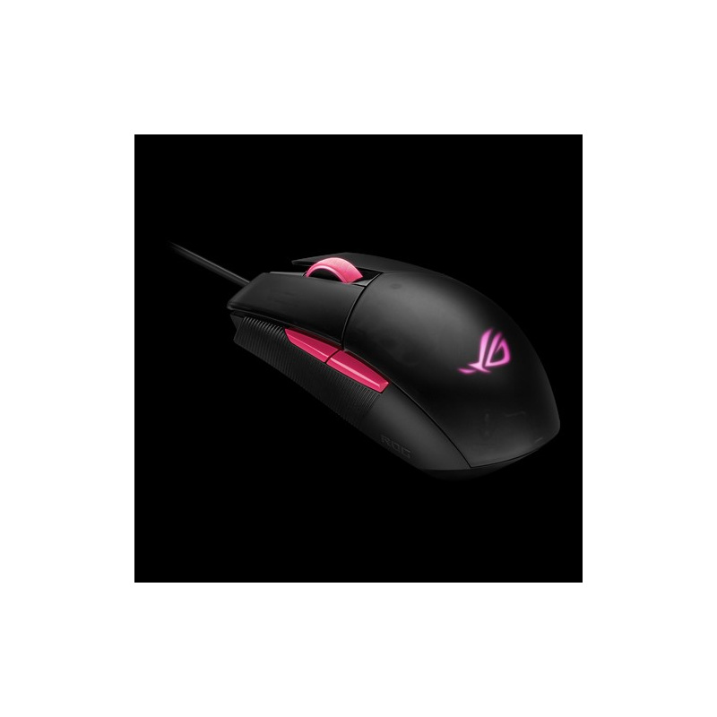 ASUS ROG Strix Impact II Electro Punk souris USB Type-A Optique 6200 DPI