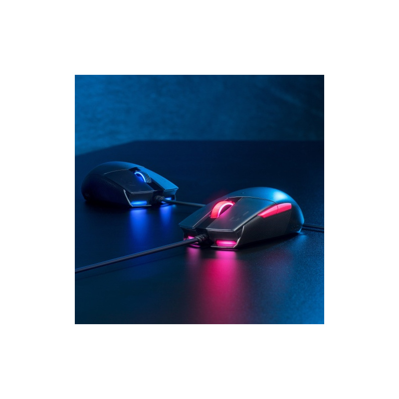 ASUS ROG Strix Impact II Electro Punk souris USB Type-A Optique 6200 DPI