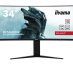 iiyama G-MASTER GCB3480WQSU-B1 écran plat de PC 86,4 cm (34") 3440 x 1440 pixels UltraWide Quad HD LCD Noir