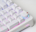 Mars Gaming MKPROWYFR clavier USB AZERTY Français Blanc