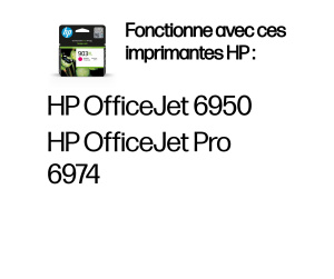 HP 903XL Cartouche d’encre magenta grande capacité authentique