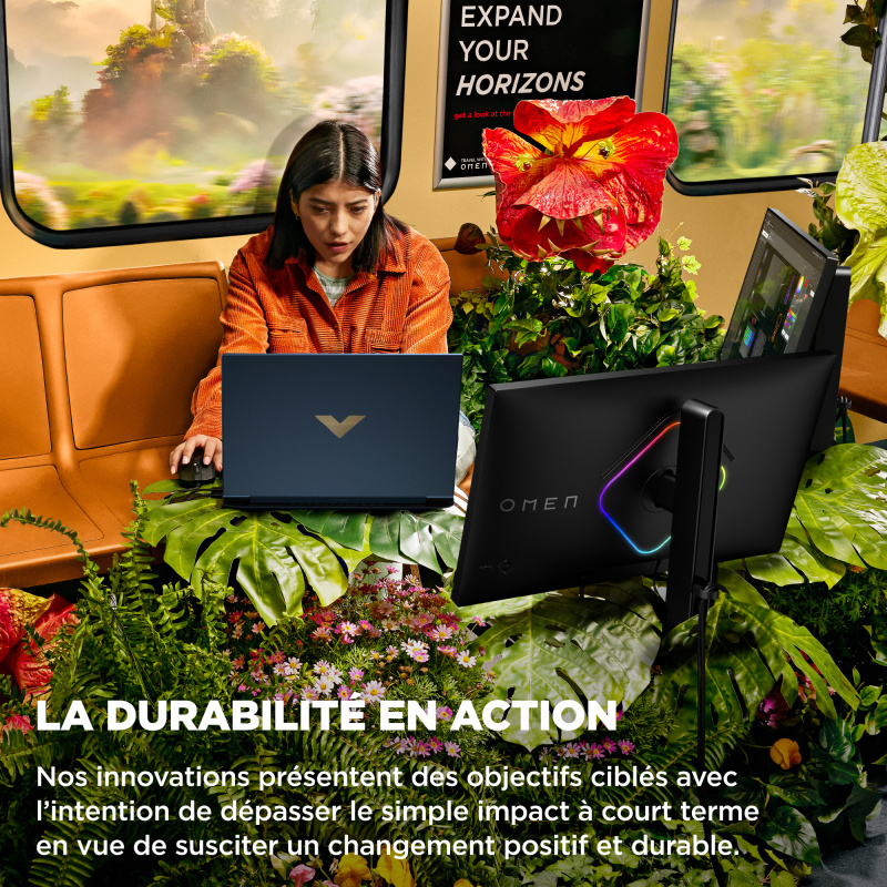 HP Victus Gaming Victus 16-r1002nf Intel® Core™ i7 i7-14700HX Ordinateur portable 40,9 cm (16.1") Full HD 16 Go DDR5-SDRAM 1 To SSD NVIDIA GeForce RTX 4070 Wi-Fi 6 (802.11ax) Windows 11 Home Noir