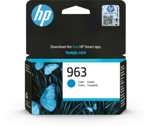 HP 963 Cartouche d'encre cyan authentique