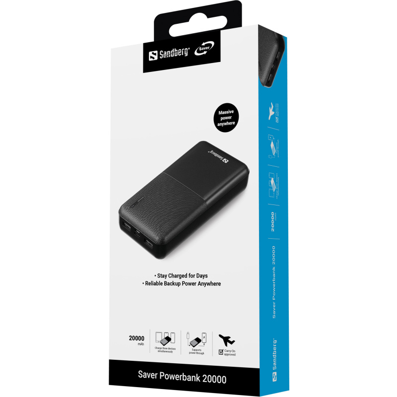 Sandberg Saver Powerbank 20000
