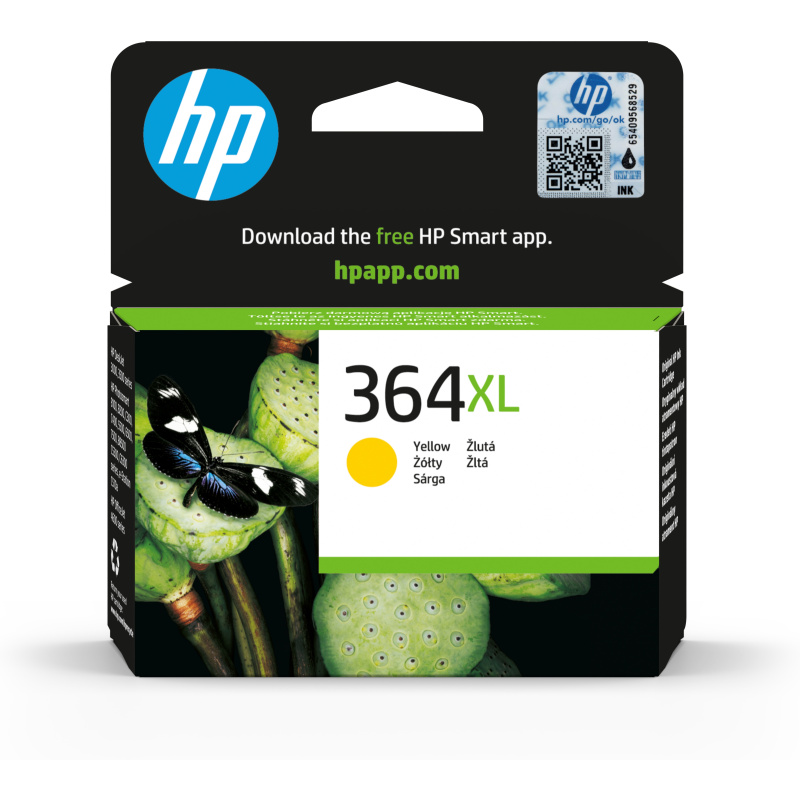 HP 364XL cartouche d'encre jaune grande capacité authentique