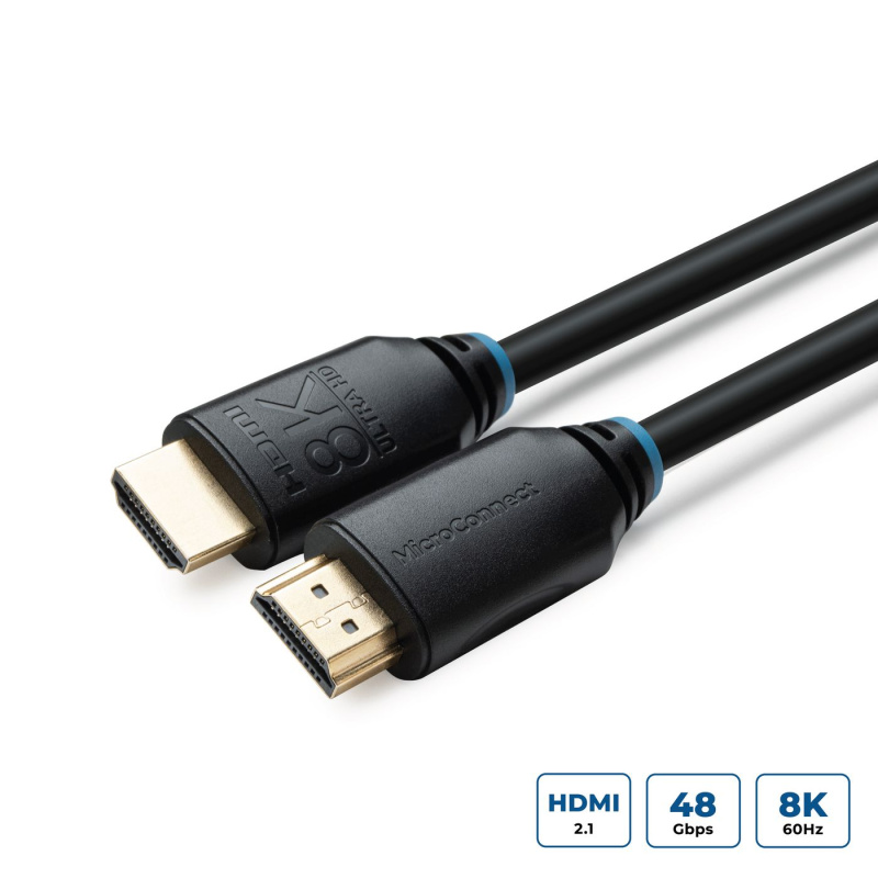Microconnect MC-HDM19195V2.1 câble HDMI 5 m HDMI Type A (Standard) Noir