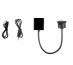 Microconnect MONGGHDMI câble vidéo et adaptateur 0,3 m VGA (D-Sub) HDMI Noir