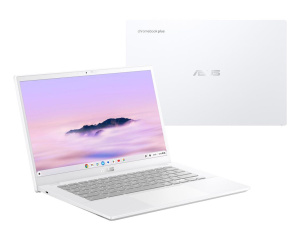 ASUS Chromebook Plus CX34 CX3402CBA-PQ0317 Intel® Core™ i3 i3-1215U 35,6 cm (14") Full HD 8 Go LPDDR5-SDRAM 128 Go Flash Wi-Fi 6 (802.11ax) ChromeOS Blanc