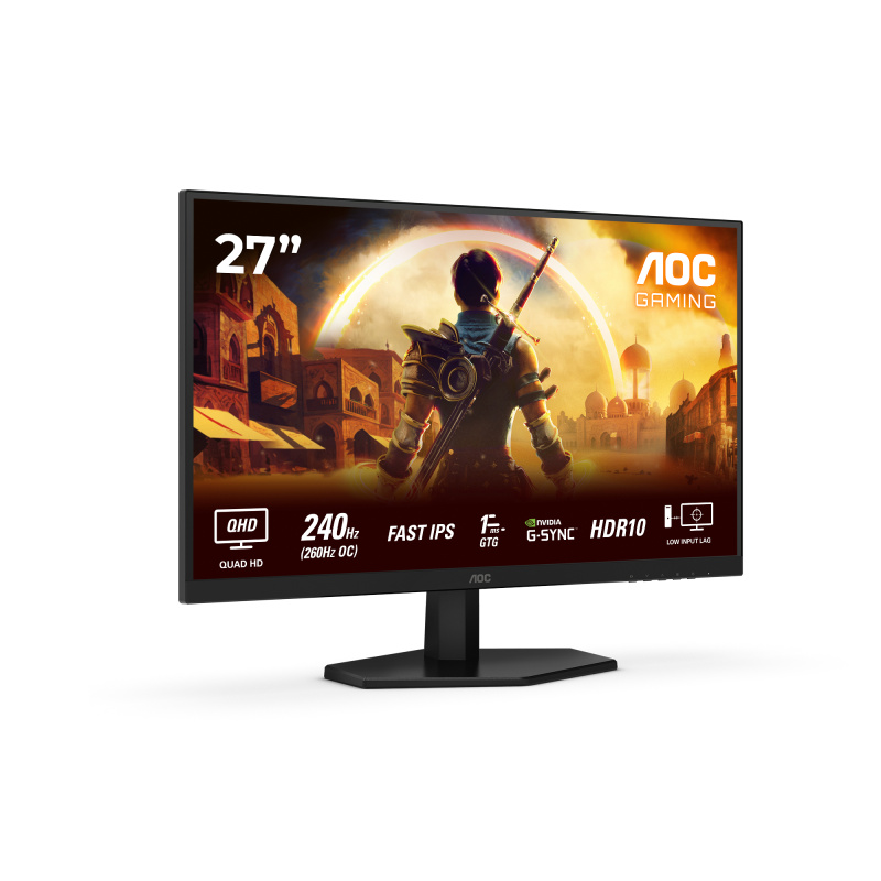 AOC G4 Q27G42ZE écran plat de PC 68,6 cm (27") 2560 x 1440 pixels Quad HD LCD Noir, Rouge