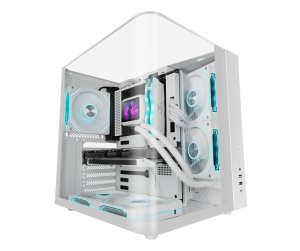 Mars Gaming MC-INFINIOLITEW Midi Tower Blanc