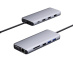 eSTUFF ES623009 hub & concentrateur USB 3.2 Gen 1 (3.1 Gen 1) Type-C 5000 Mbit/s Gris