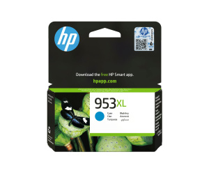 HP 953XL Cartouche d’encre cyan grande capacité authentique