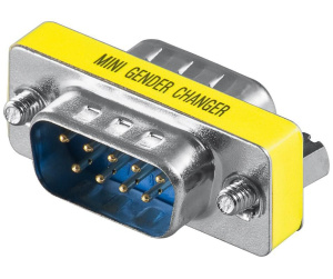 Microconnect MOD99 changeur de genre de câble DB9 Bleu