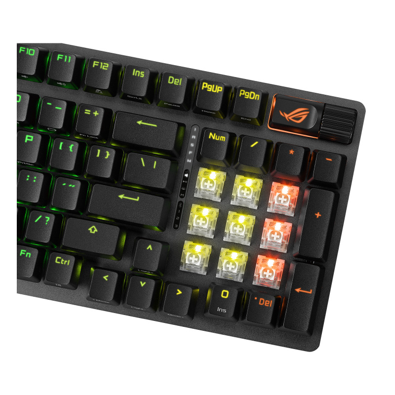 ASUS ROG Strix Scope II 96 Wireless clavier Jouer USB + RF Wireless + Bluetooth AZERTY Français Noir