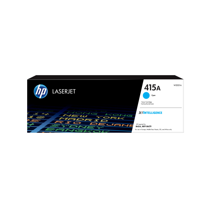 HP 415A Toner cyan LaserJet authentique