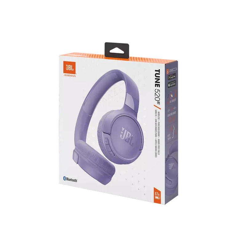 JBL Tune 520BT Écouteurs Sans fil Arceau Appels/Musique USB Type-C Bluetooth Violet