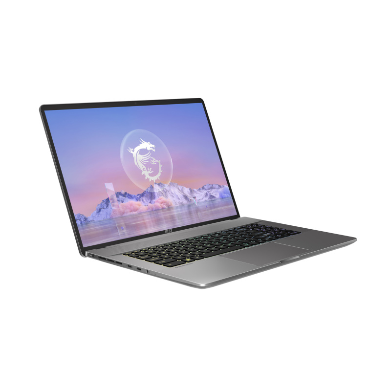 MSI Creator Z17 HX Studio A13VGT-005FR Intel® Core™ i9 i9-13950HX Ordinateur portable 43,2 cm (17") Écran tactile Quad HD+ 64 Go DDR5-SDRAM 2 To SSD NVIDIA GeForce RTX 4070 Wi-Fi 6E (802.11ax) Windows 11 Pro Gris
