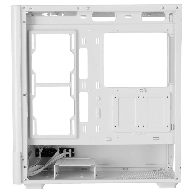 Mars Gaming MCLCDPROW unité centrale Midi Tower Blanc