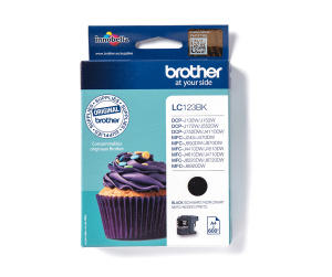 Brother LC123BK - Cartouche d'encre originale – Noir
