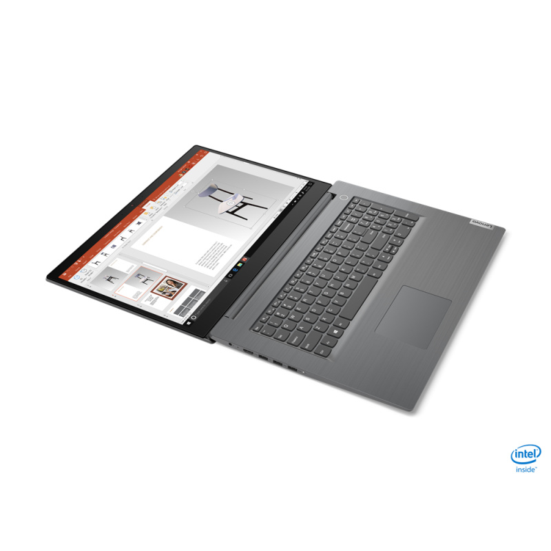 Lenovo V17 IIL Intel® Core™ i5 i5-1035G1 Ordinateur portable 43,9 cm (17.3") Full HD 8 Go DDR4-SDRAM 256 Go SSD Wi-Fi 6 (802.11ax) Windows 10 Pro Français Gris