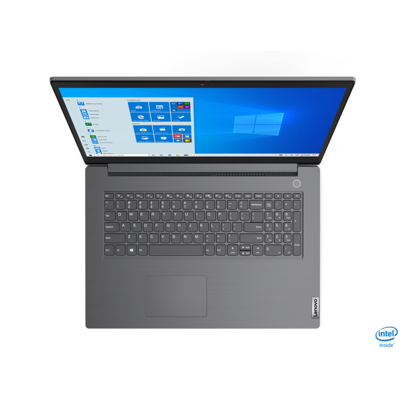 Lenovo V17 IIL Intel® Core™ i5 i5-1035G1 Ordinateur portable 43,9 cm (17.3") Full HD 8 Go DDR4-SDRAM 256 Go SSD Wi-Fi 6 (802.11ax) Windows 10 Pro Français Gris
