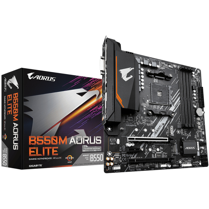 Gigabyte B550M AORUS ELITE AMD B550 Emplacement AM4 micro ATX