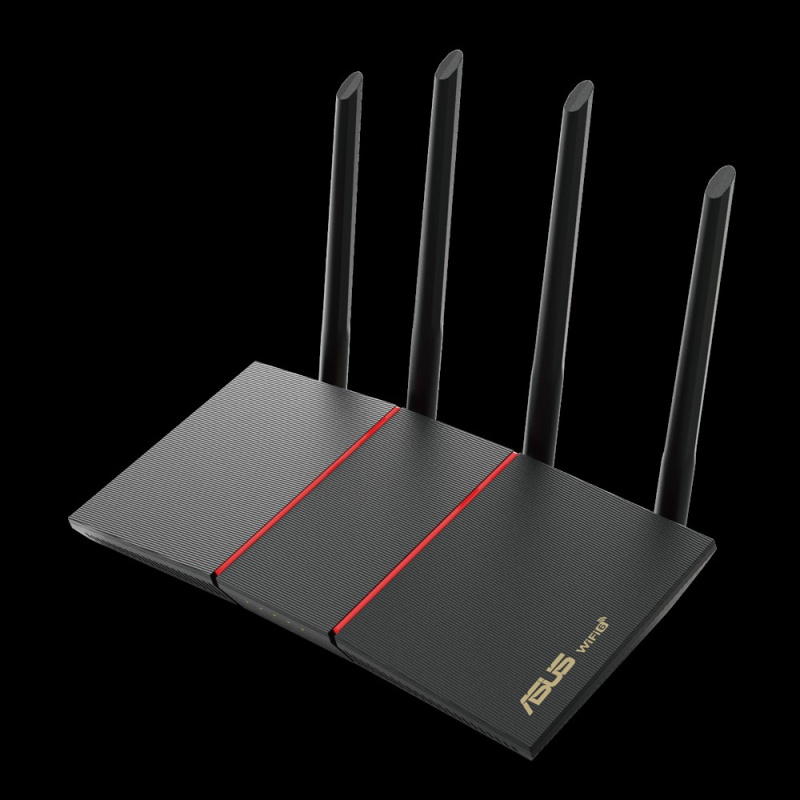 ASUS RT-AX55 routeur sans fil Gigabit Ethernet Bi-bande (2,4 GHz / 5 GHz) Noir