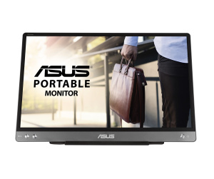 ASUS MB14AC écran plat de PC 35,6 cm (14") 1920 x 1080 pixels Full HD Gris