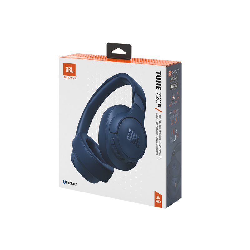 JBL Tune 720BT Casque Sans fil Arceau Appels/Musique Bluetooth Bleu