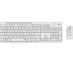 Logitech MK295 Silent Wireless Combo clavier Souris incluse Bureau RF sans fil AZERTY Français Blanc