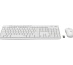 Logitech MK295 Silent Wireless Combo clavier Souris incluse Bureau RF sans fil AZERTY Français Blanc