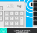 Logitech MK295 Silent Wireless Combo clavier Souris incluse Bureau RF sans fil AZERTY Français Blanc