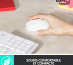 Logitech MK295 Silent Wireless Combo clavier Souris incluse Bureau RF sans fil AZERTY Français Blanc