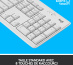 Logitech MK295 Silent Wireless Combo clavier Souris incluse RF sans fil AZERTY Français Blanc