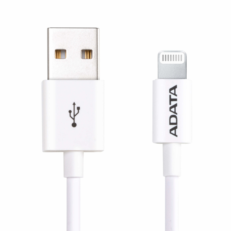 ADATA AMFIPL-1M-CWH câble Lightning Blanc