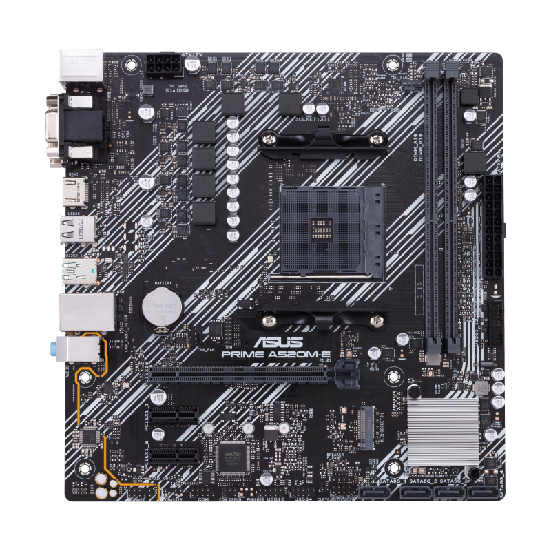ASUS PRIME A520M-E AMD A520 Emplacement AM4 micro ATX