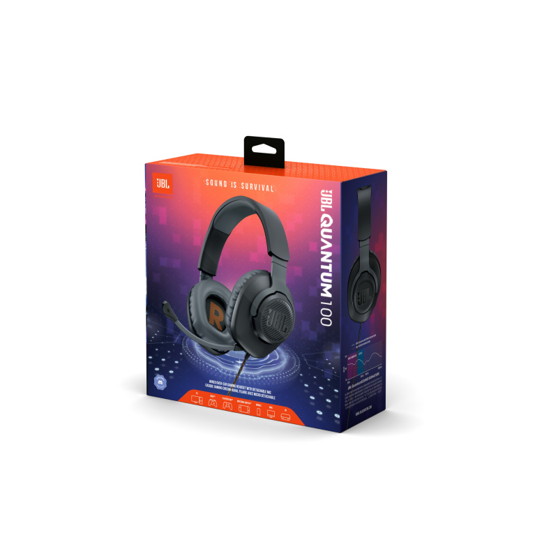 JBL Quantum 100 Écouteurs Avec fil Arceau Jouer Noir
