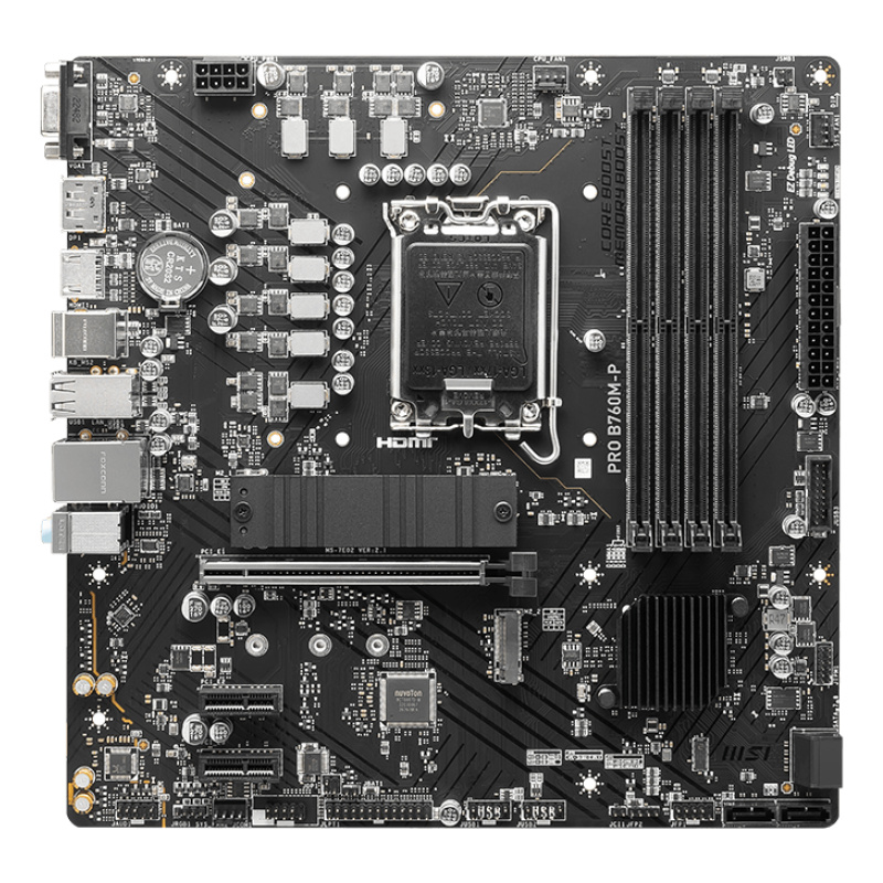 MSI PRO B760M-P carte mère Intel B760 LGA 1700 micro ATX