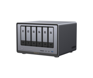 Ugreen DXP6800 Pro NAS Bureau Intel® Core™ i5 8 Go DDR5 Gris, Noir
