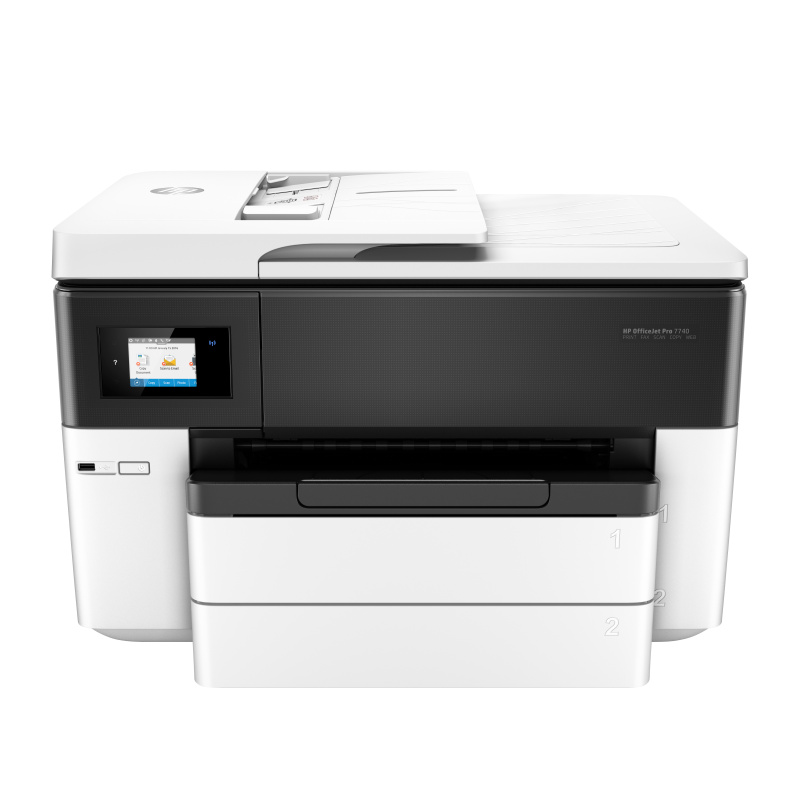 HP OfficeJet Pro 7740 Sans fil All-in-One Couleur Imprimante, Impression recto-verso; copieur, scanner
