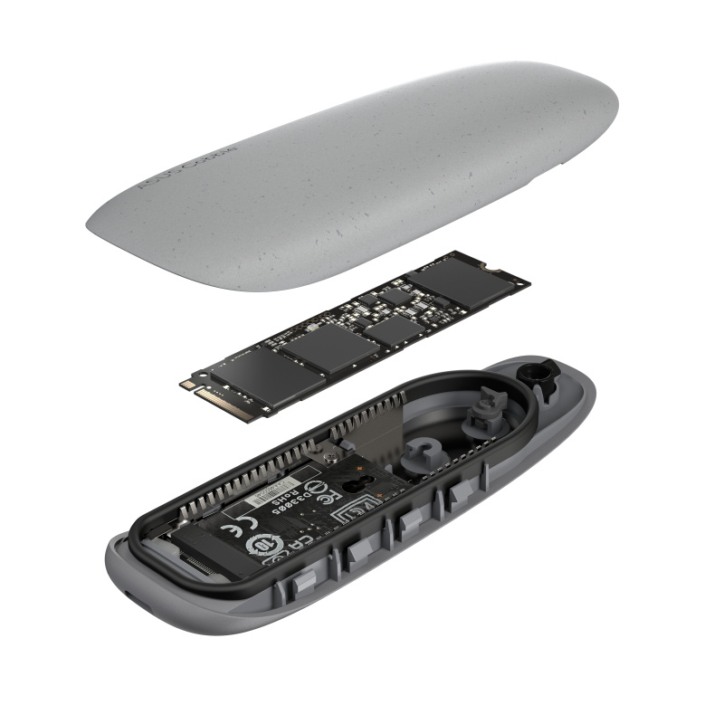 ASUS COBBLE Gray Enceinte ssd Gris M.2