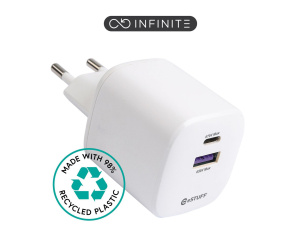 eSTUFF ES637065 chargeur d'appareils mobiles Universel Blanc Secteur Intérieure