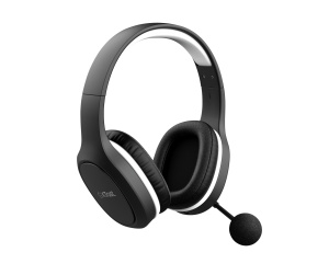 Trust GXT 391 Thian Casque Avec fil &sans fil Arceau Gaming USB Type-C Noir, Blanc