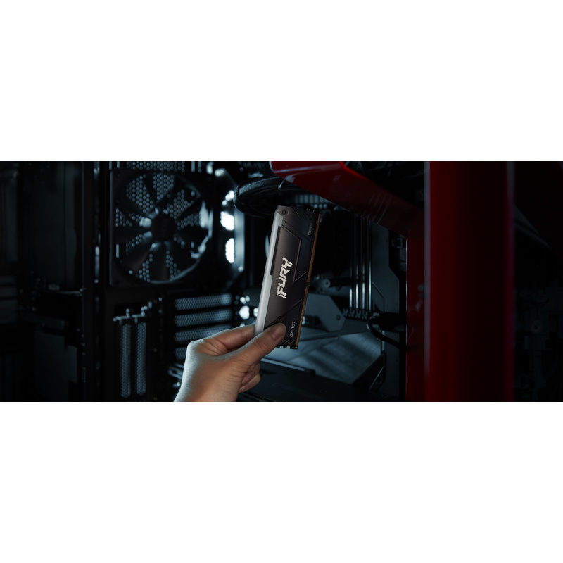 Kingston Technology FURY Beast 16GB 3200MT/s DDR4 CL16 DIMM RGB