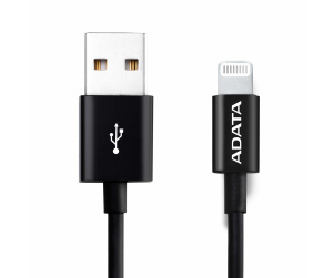 ADATA AMFIPL-1M-CBK câble Lightning Noir